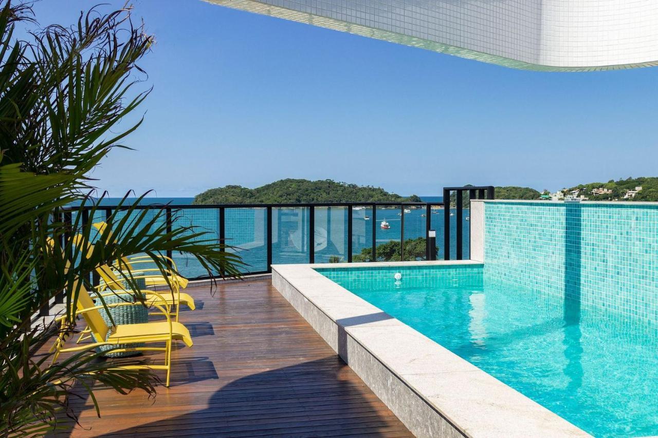 Aion Suites 303 - Lindo Apartamento Com Vista Para O Mar, A 60M Da Praia De Bombinhas, Com Piscina E Academia No Rooftop. Екстериор снимка